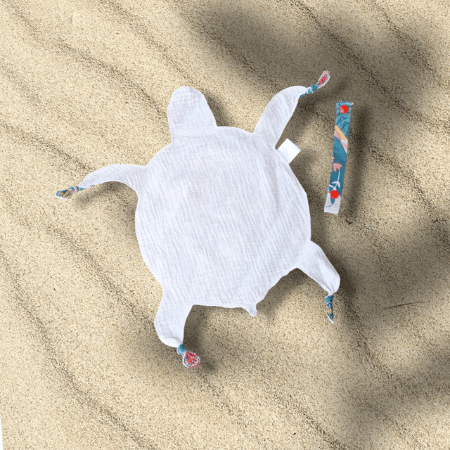 Doudou Tortue Range Tétine Jungle