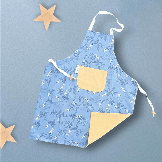  Tablier de Cuisine ou Activités pour Enfants en Coton Personnalisé réglable  Libellules