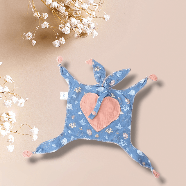 Doudou  Lapin Range Tétine Petits Monstres