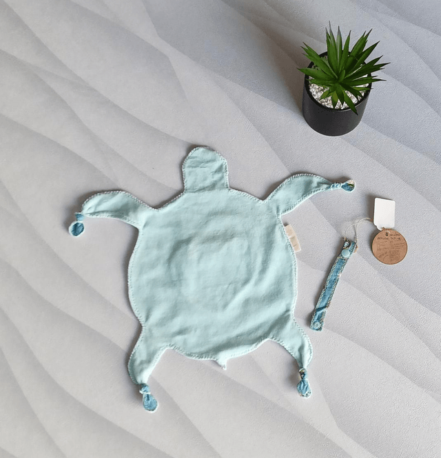 Doudou Tortue Range Tétine Robots