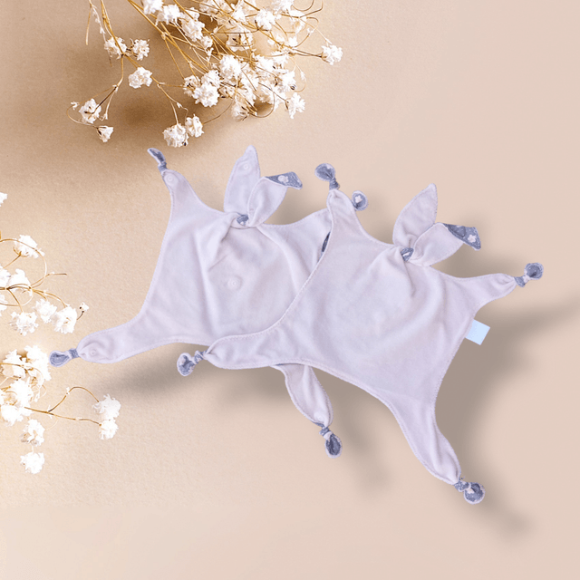 Doudou Siamois Lapin Fleurs