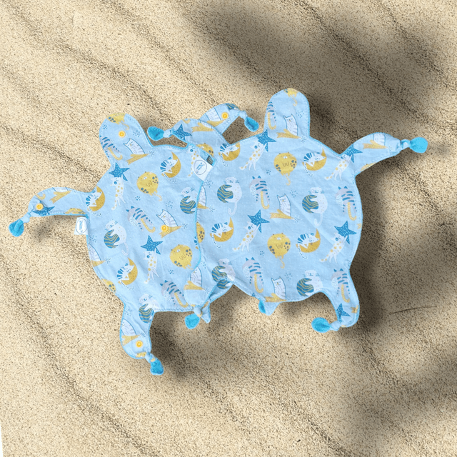 Doudou Siamois Tortue Espace