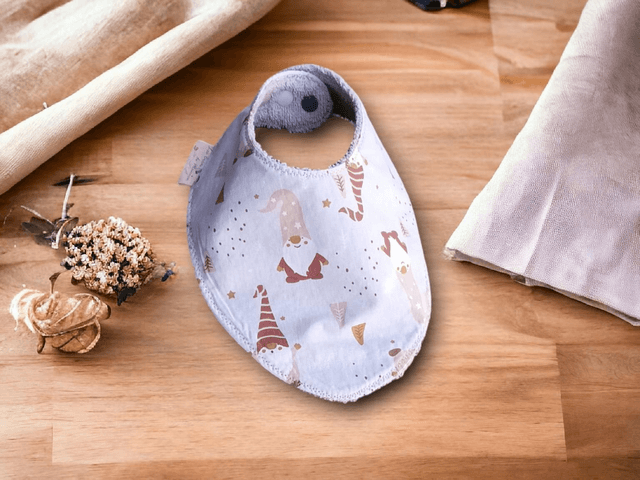 Bavoir Naissance à 6 mois réglable Gnomes