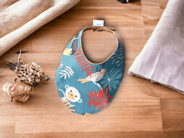 Bavoir Naissance à 6 mois réglable  papaya