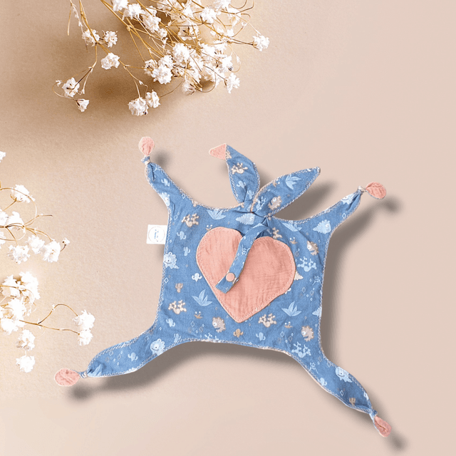 Doudou  Lapin Range Tétine Petits Monstres